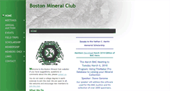 Desktop Screenshot of bostonmineralclub.org